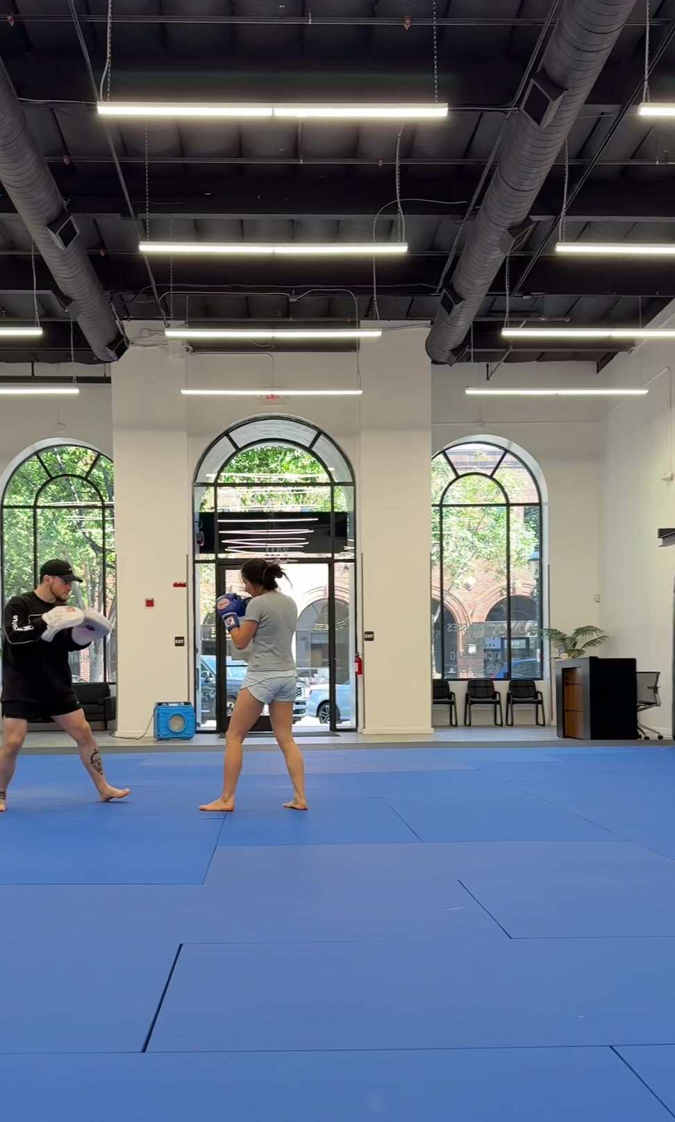 Mats and training space at Spartan Combat Sports