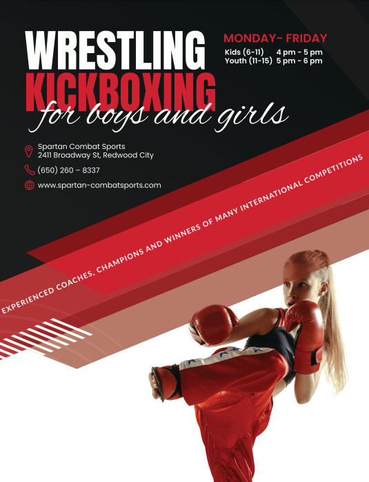 Kids martial arts class at Spartan Combat Sports