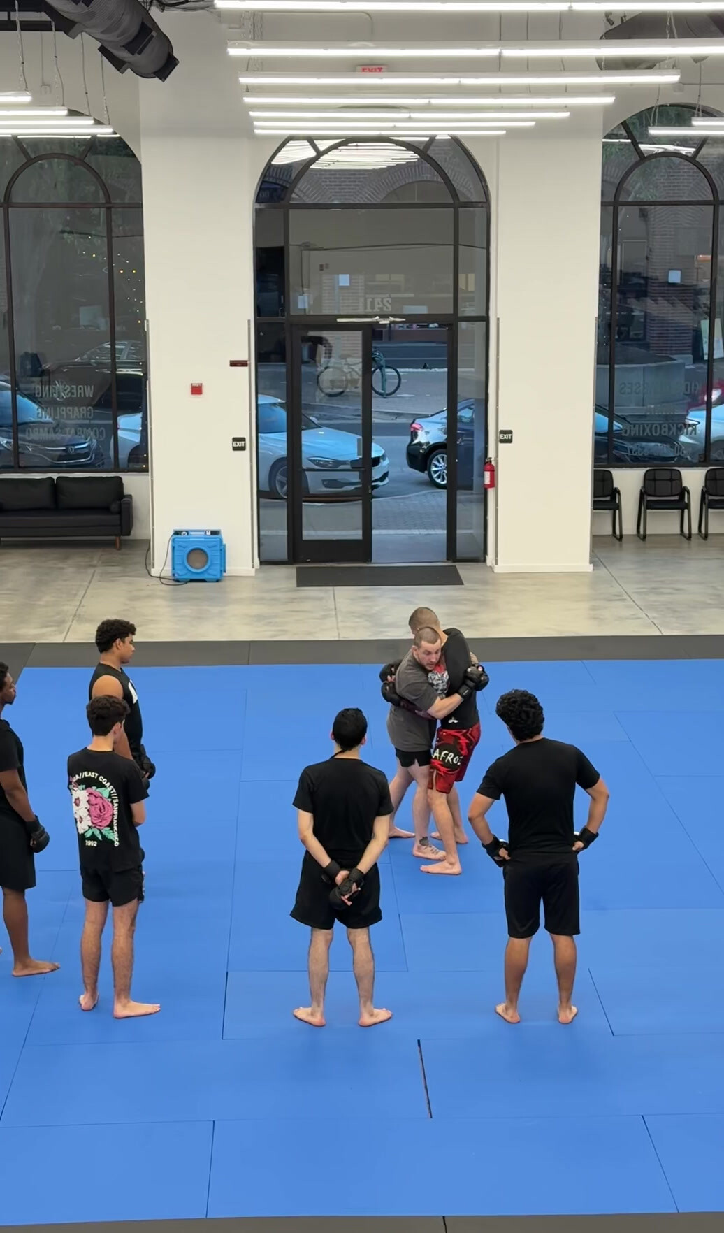 Young students in a kids combat sports class at Spartan Combat Sports